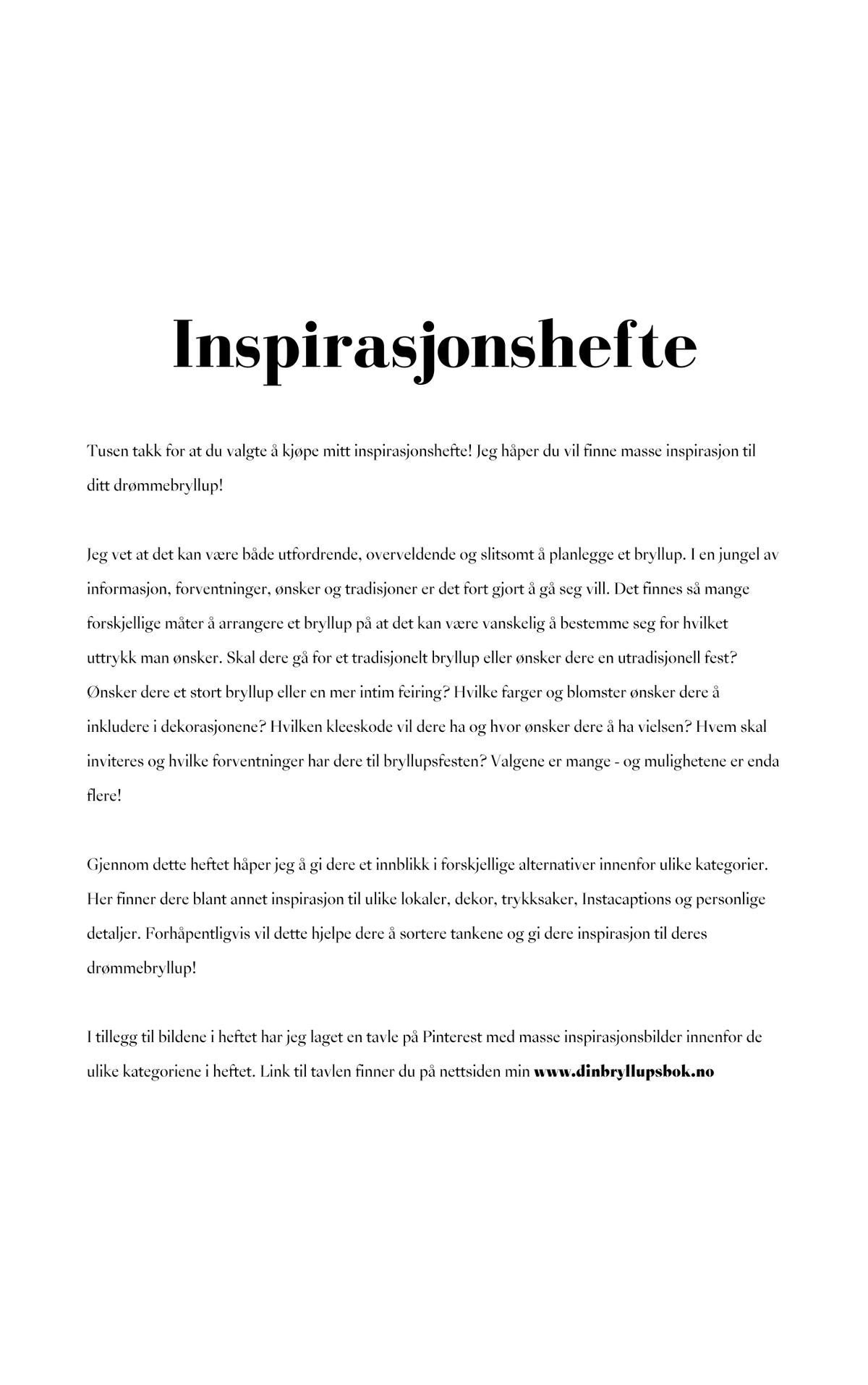 Digitalt inspirasjonshefte